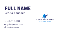 Water Pipe Wrench Plumbing Business Card Image Preview