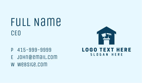 House Painter Renovation Business Card Design Image Preview