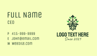 Green Tree Deity Business Card Image Preview