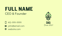 Green Tree Deity Business Card Image Preview