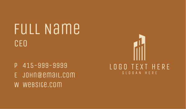 Building Tower Architecture Business Card Design Image Preview