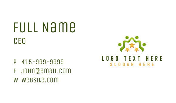 People Social Foundation Business Card Design Image Preview