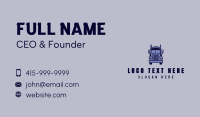 Automotive Trailer Truck Vehicle Business Card Preview