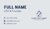Blue Construction Handyman Business Card Image Preview