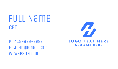 Corporate Letter H  Business Card Image Preview
