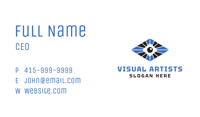 Visual Optic Eye  Business Card Image Preview