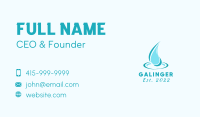Water Droplet Moisture Business Card Image Preview