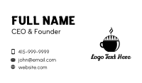 Piano Keys Coffee Business Card Image Preview