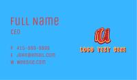 Graffiti Art Letter U Business Card Image Preview