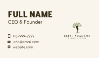 Tree Plant Woman Business Card Image Preview