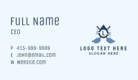Mop Cleaning Droplet  Business Card Image Preview
