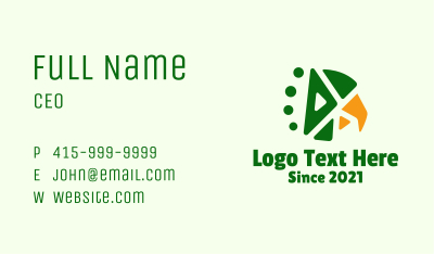 Geometric Aztec Eagle Head Business Card Image Preview