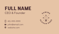 Outdoor Bonfire Camp Business Card Image Preview