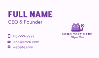 Cute Kitten Pet Business Card Design