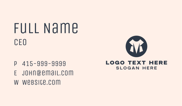 Tshirt Laundry Letter M Business Card Design Image Preview