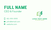 Multimedia Leaf Chat Business Card Image Preview