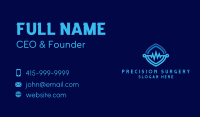 Blue Health Lifeline Business Card Image Preview