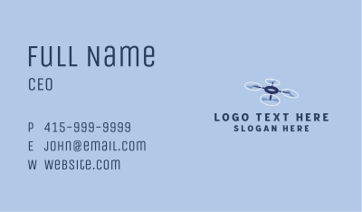 Drone Delivery Logistics Business Card Image Preview