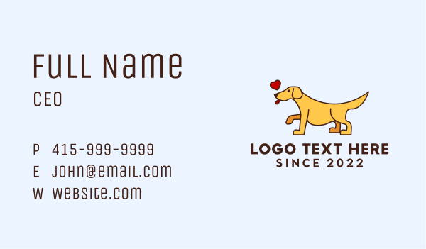 Pet Dog Veterinarian Business Card Design Image Preview