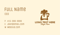 Coffee Foam Jug  Business Card Image Preview