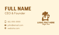Coffee Foam Jug  Business Card Image Preview