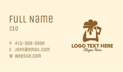 Coffee Foam Jug  Business Card Image Preview