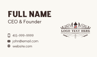 Barbershop Haircut Grooming Business Card Image Preview