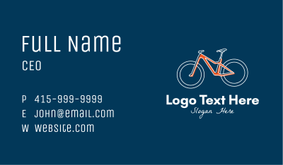 Cycling Sports Club  Business Card Image Preview