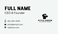 Dog Comb Grooming Business Card Design