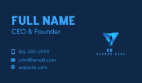 Triangular Water Droplet Business Card Image Preview
