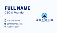 Geometric House Roofing Business Card Design