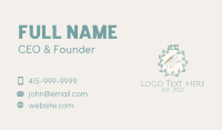 Swan Needle  Embroidery  Business Card Image Preview