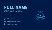 Power Wash Housekeeping Business Card Image Preview