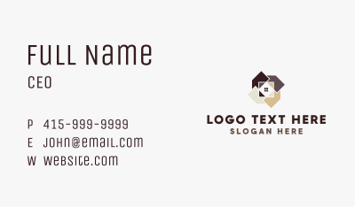 House Tile Flooring Business Card Image Preview