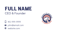 Patriotic Eagle Aviation Business Card Image Preview
