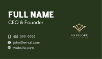Luxury Crown Letter V Business Card Image Preview