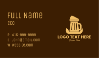 Beer Foam Mug  Business Card Image Preview