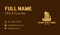 Beer Foam Mug  Business Card Image Preview