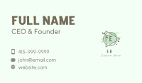 Plant Watercolor Lettermark Business Card Image Preview