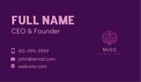 AI Brain Technology Business Card Image Preview