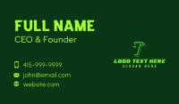 Neon Retro Gaming Letter T Business Card Image Preview