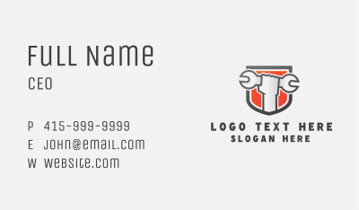Handyman Repair Wrench Business Card Image Preview