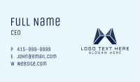 Robotic Tech Letter M Business Card Image Preview