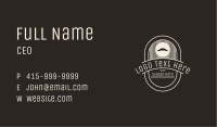 Moustache Men Grooming Badge Business Card Image Preview