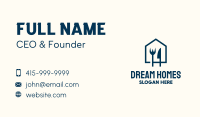 Blue Home Restaurant  Business Card Image Preview