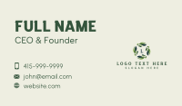 Eco Leaf Gardening Business Card Preview