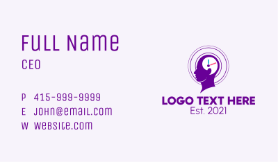 Time Awareness Business Card Image Preview