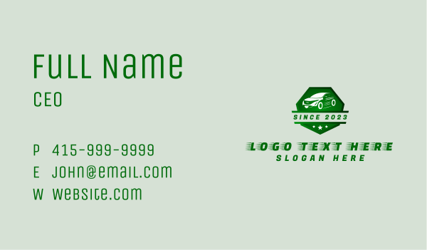 Race Transport Vehicle Business Card Design Image Preview