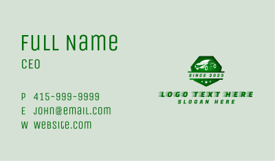 Race Transport Vehicle Business Card Image Preview