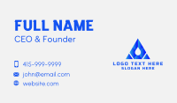 Triangle Water Droplet Business Card Image Preview